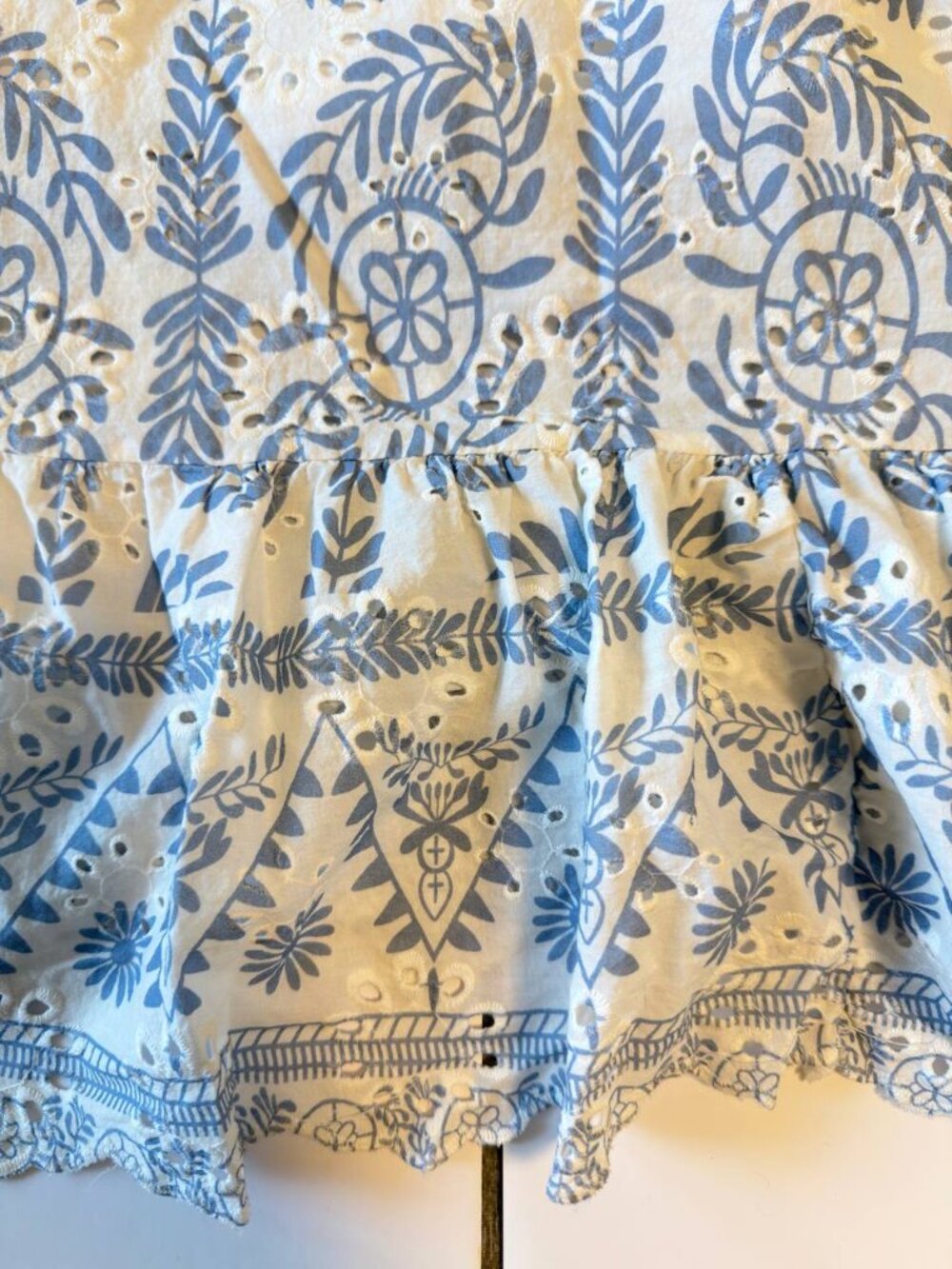 Luisa Perla Made in Italy Eyelet Cotton Dress – Women’s XL - Picture 5 of 13